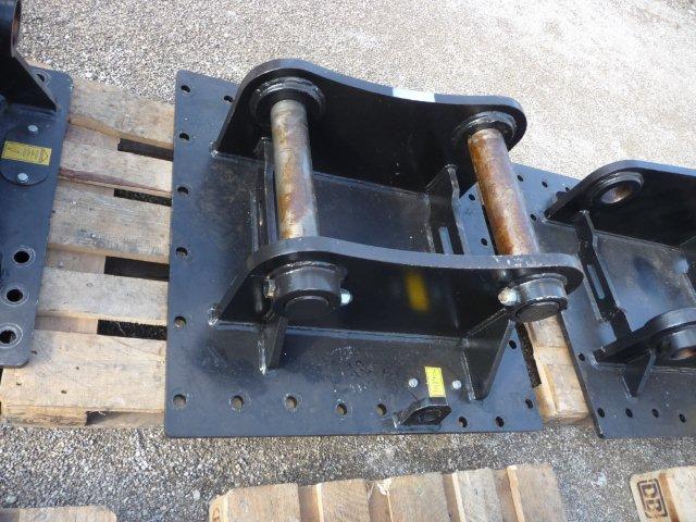 Adapterplatte XL Festanbau (Bolzen-Bolzen) MB MECC BREG 90-80, gebohrt für MB Meccanica Breganzese BF 90.3