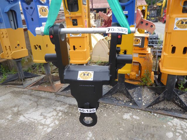 Kreuz-Gelenk Greifergabel KINSHOFER für SW OQ 65, Bagger-Aufnahme 70-385 mm, unten 60 mm
