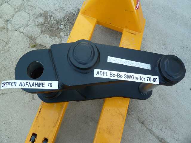 SW-Adapter Bolzen-Bolzen für Greiferaufnahme Allgemein / Universell SW-Adapter Bo-Bo 70-60