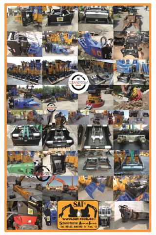 SW-Adapter Oilquick OQ65 ART-271-051 – Herstellerkontext, Foto-Collage SAT-Sortiment (nicht der konkrete Artikel)