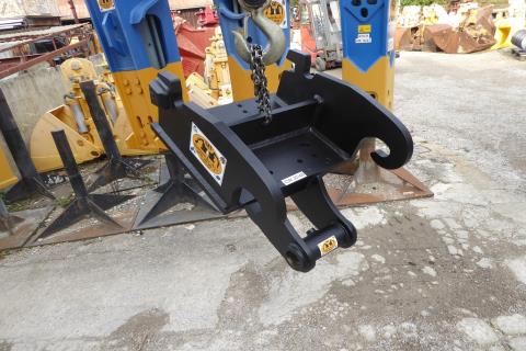 Schnellwechsler-Adapter (SW-Adapter) für Gelenk-Aufnahme Hydraulikgreifer/Ramme/Bohrgerät/Erdbohrer VERACHTERT CW 30/40