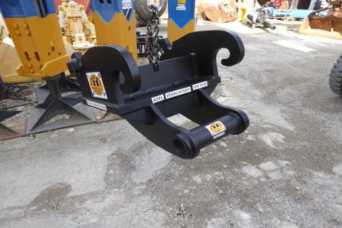Schnellwechsler-Adapter (SW-Adapter) für Gelenk-Aufnahme Hydraulikgreifer/Ramme/Bohrgerät/Erdbohrer VERACHTERT CW 30/40