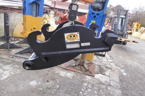 Schnellwechsler-Adapterplatte (SW-Adapter) für Pendel-Gelenk-Aufnahme Hydraulikgreifer/Ramme/Bohrgeräte/Erdbohrer VERACHTERT CW 45S