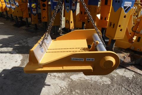 Schnellwechsler-Adapterplatte (SW-Adapter) als Löffelumbauplatte LEHNHOFF SW 40