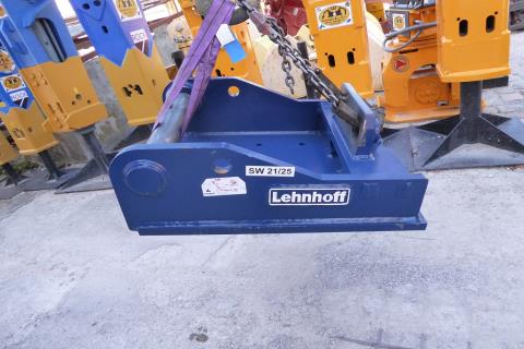 Schnellwechsler-Adapterplatte (SW-Adapter), gebohrt für Hydraulikhammer/Schere/Anbaugerät LEHNHOFF SW 21/25