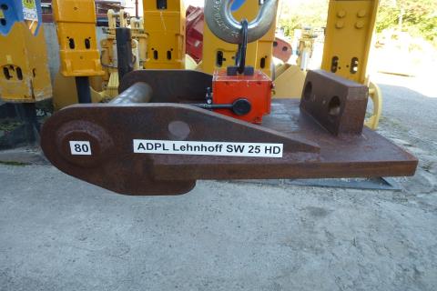 Schnellwechsler-Adapterplatte / Löffelumbauplatte LEHNHOFF SW 25 HD