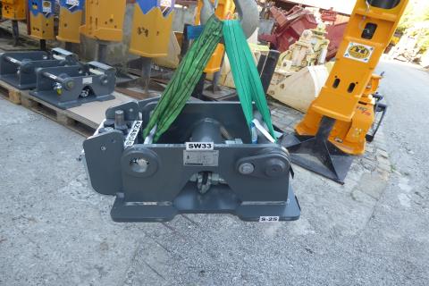 Schnellwechsler-Adapterplatte (Likufix), bestückt für Abbruch-Zange, Abbruch-Sortier-Greifer, Schrott-Schere und Hydraulikhammer LIEBHERR SW 33 Likufix
