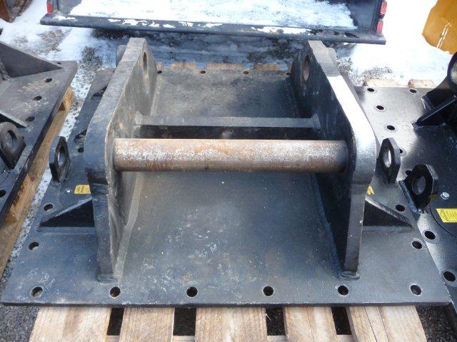 Schnellwechsler-Adapterplatte, gebohrt für Backen-Brecher-Löffel LIEBHERR SW 48