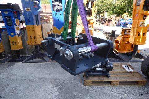 Schnellwechsler-Adapterplatte mit Likufix-Aufnahme, 3 Leitungen, gebohrt für Hydraulikhammer Indeco I-2000 LIEBHERR SW 48 Likufix