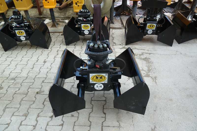 2-Schalen-Hydraulik-Greifer ROCK HG 1/4