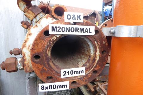 Greifer-Verlängerung O&K RH6, diverse Längen (aktuell vorrätig: 2 x ca. 1,5 m)