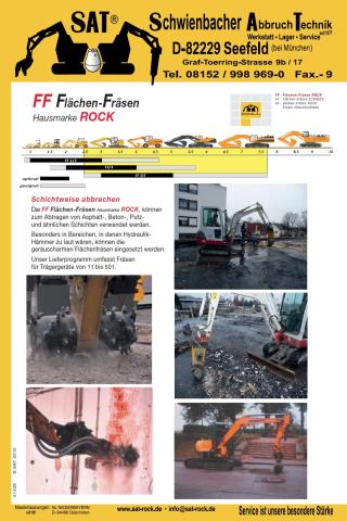 SAT-Datenblatt FF Flächenfräsen ROCK – Produktübersicht Seite 1