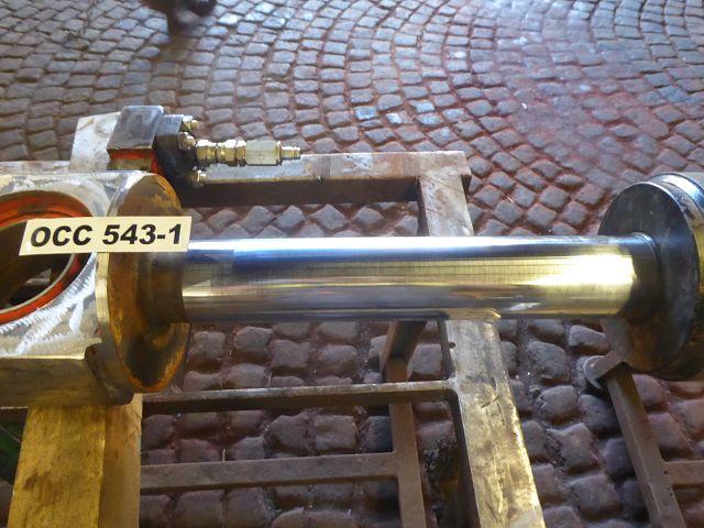Robi CG 35R – Werkstatt, verchromte Kolbenstange mit Anschlüssen