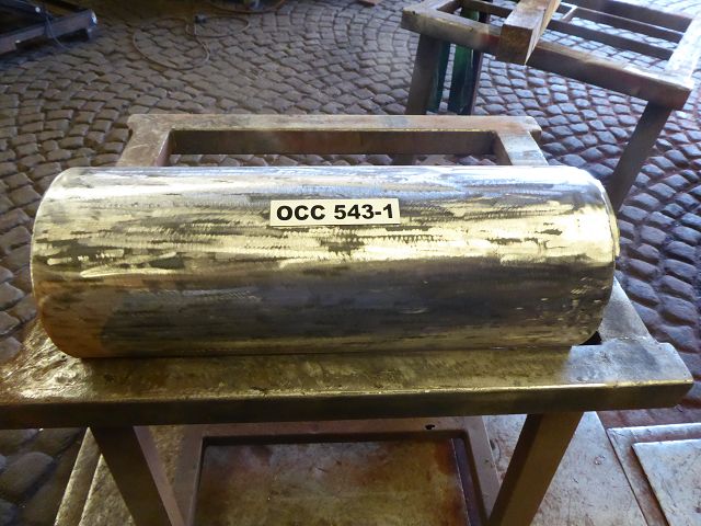 Robi CG 35R – Werkstatt, Zylindergehäuse mit Kennzeichnung
