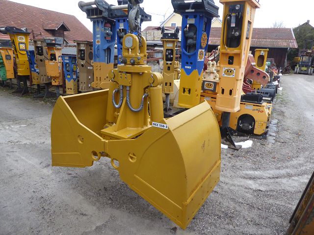 Hydraulik-2-Schalengreifer — PEINER 2-Schalen-Hydraulik-Greifer SB=800mm + Thumm 705HZ-4D