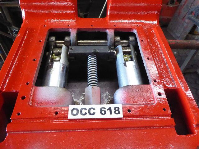 Lehnhoff MS 25 – Werkstattfoto, geöffnete Verriegelungsmechanik, weiterer Blickwinkel